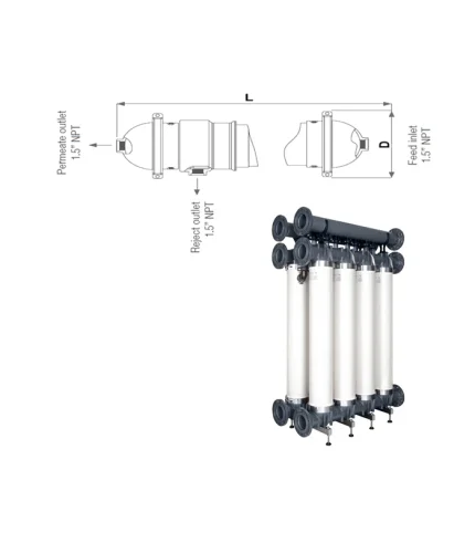 Crystal ultra-filtration filter